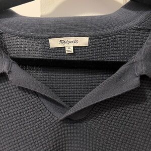 Madewell Men's Gray Knit Shirt